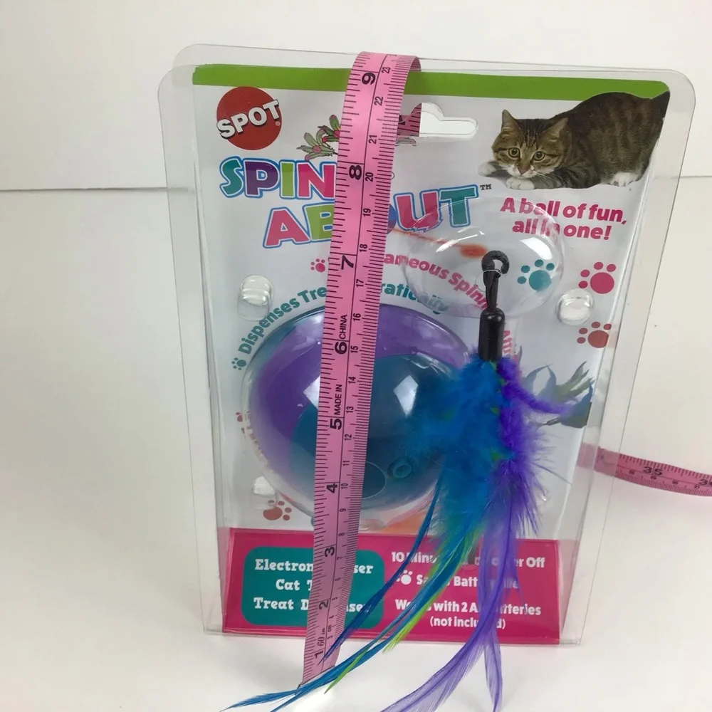 Spot Spin About Electronic Laser Cat Toy & Treat Dispenser